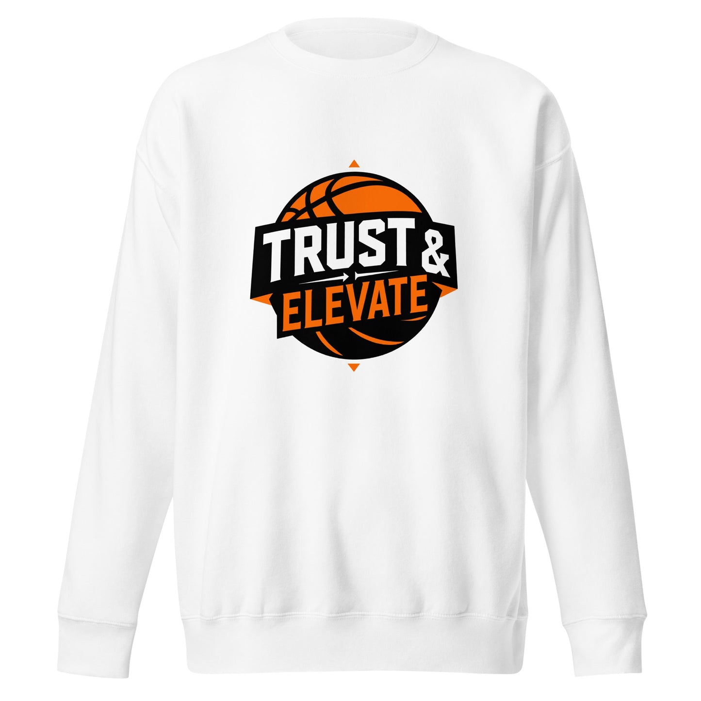 Performance | Crewneck | Trust & Elevate | Athletic Logo
