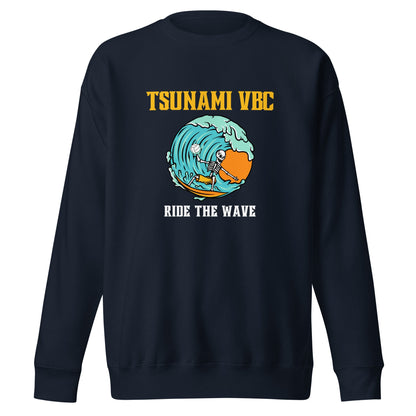 Performance | Crewneck | Tsunami Volleyball Club | Surf Wave VBC Logo