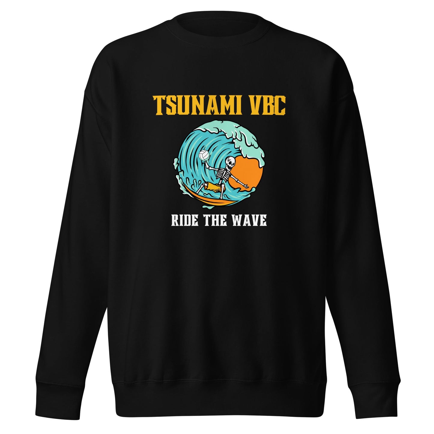 Performance | Crewneck | Tsunami Volleyball Club | Surf Wave VBC Logo