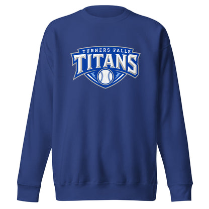 Performance | Crewneck | Turners Falls Titans | Titan Crest Logo