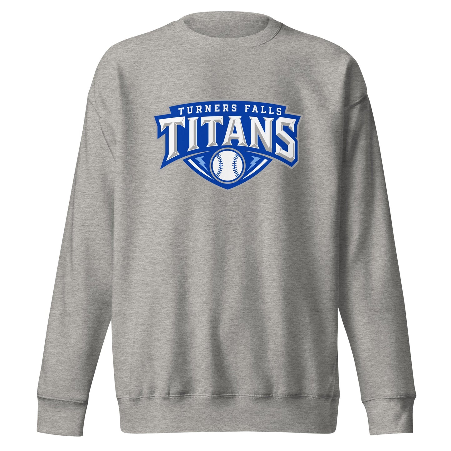 Performance | Crewneck | Turners Falls Titans | Titan Crest Logo