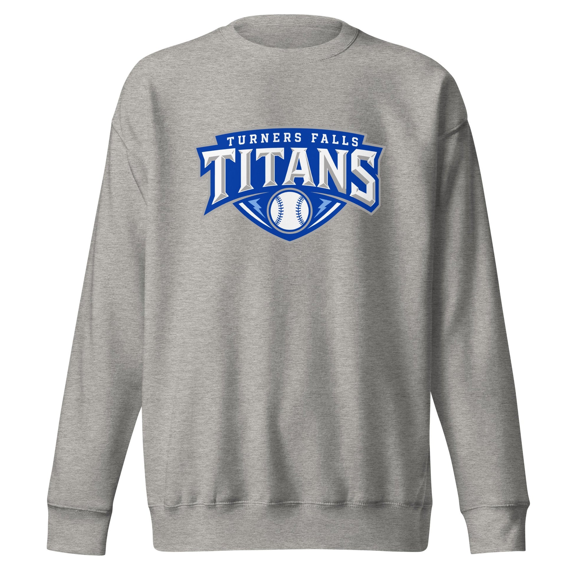 Performance | Crewneck | Turners Falls Titans | Titan Crest Logo