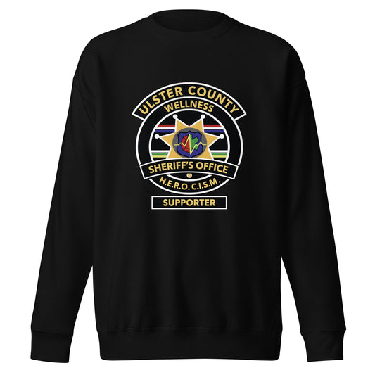 Performance | Crewneck | Ulster County Sheriff's Office Wellness Division | Badge Logo