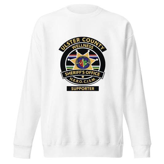 Performance | Crewneck | Ulster County Sheriff's Office Wellness Division | Badge Logo