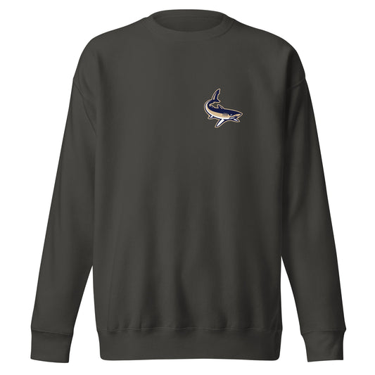 Performance | Crewneck | University South Carolina Beaufort Track & Field | Shark Logo