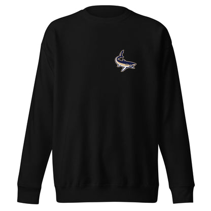 Performance | Crewneck | University South Carolina Beaufort Track & Field | Shark Logo