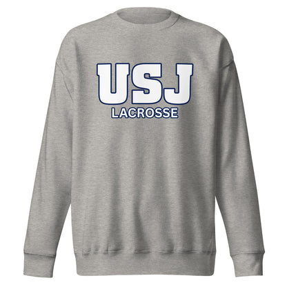 Performance | Crewneck | USJ women’s lacrosse | Modern Script Logo