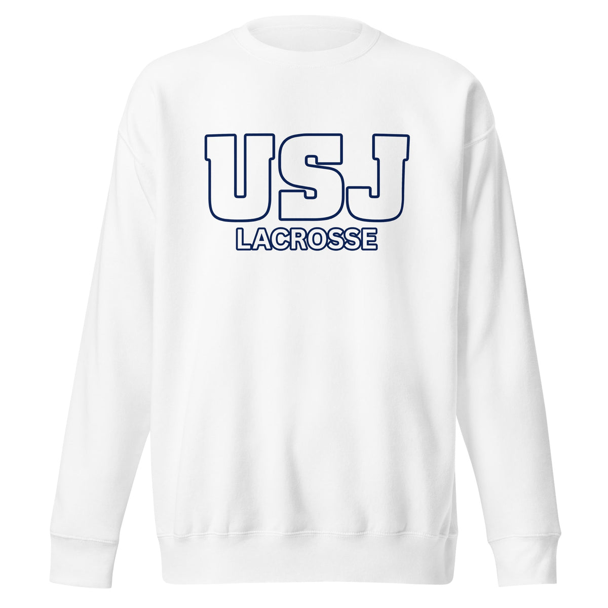 Performance | Crewneck | USJ women’s lacrosse | Modern Script Logo