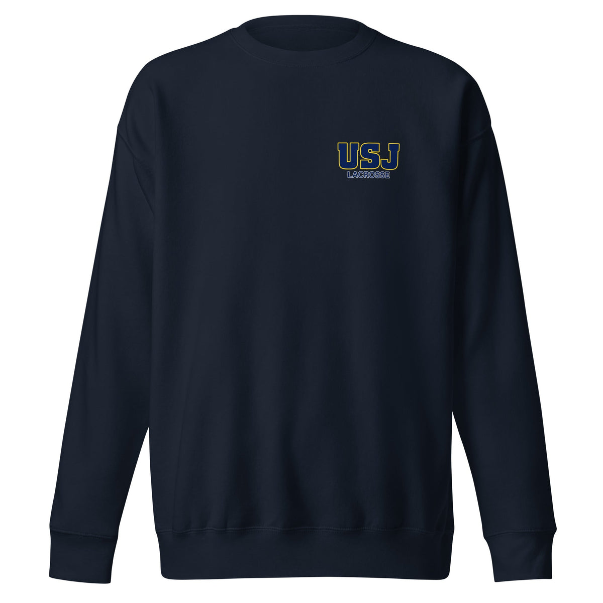 Performance | Crewneck | USJ women’s lacrosse | USJ Emblem Logo