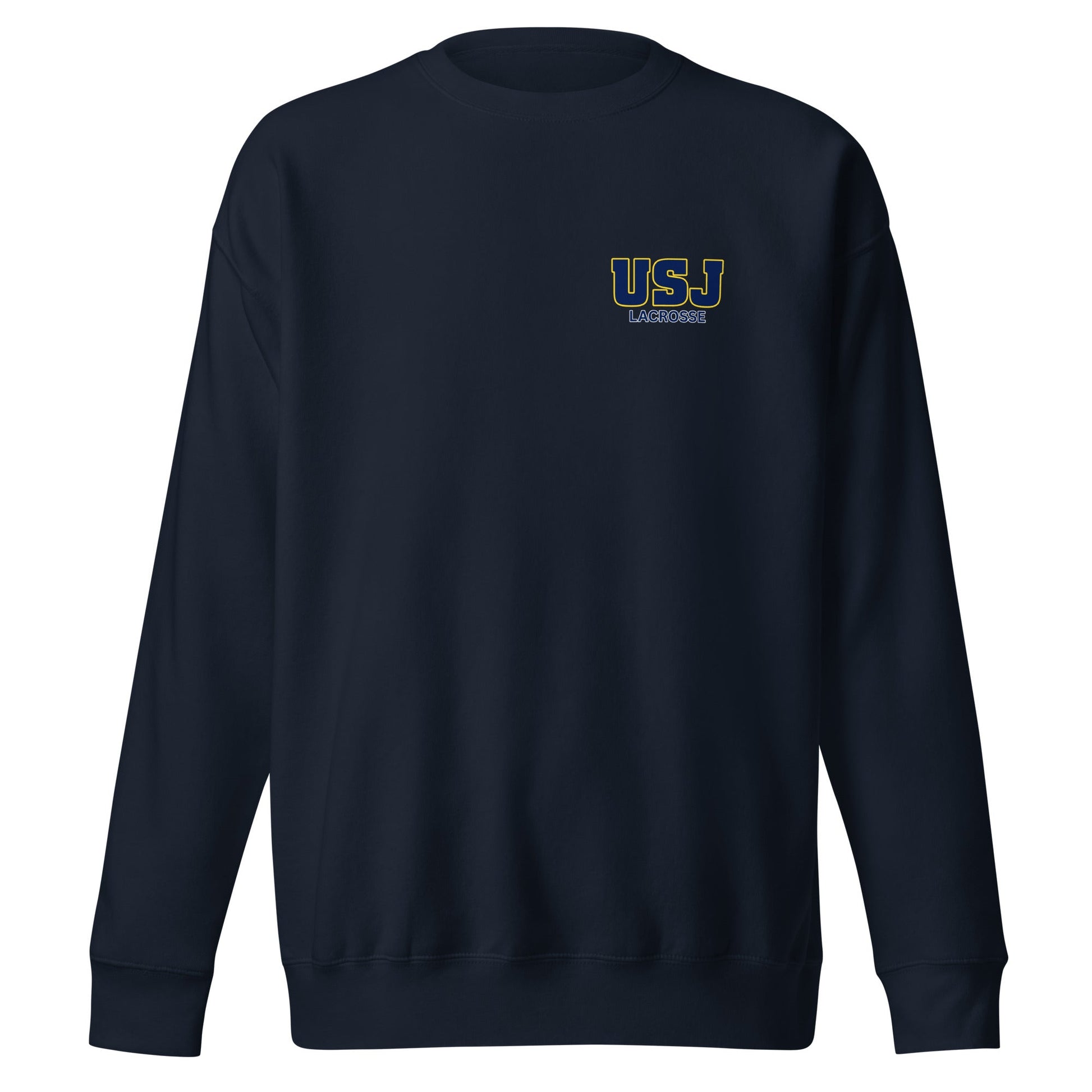 Performance | Crewneck | USJ women’s lacrosse | USJ Emblem Logo