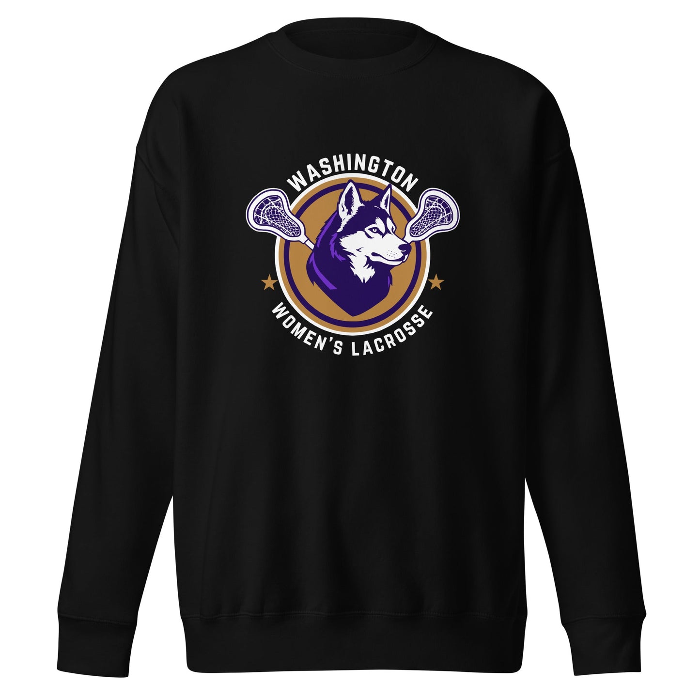 Performance | Crewneck | UW Women's Club Lacrosse | Badge Logo