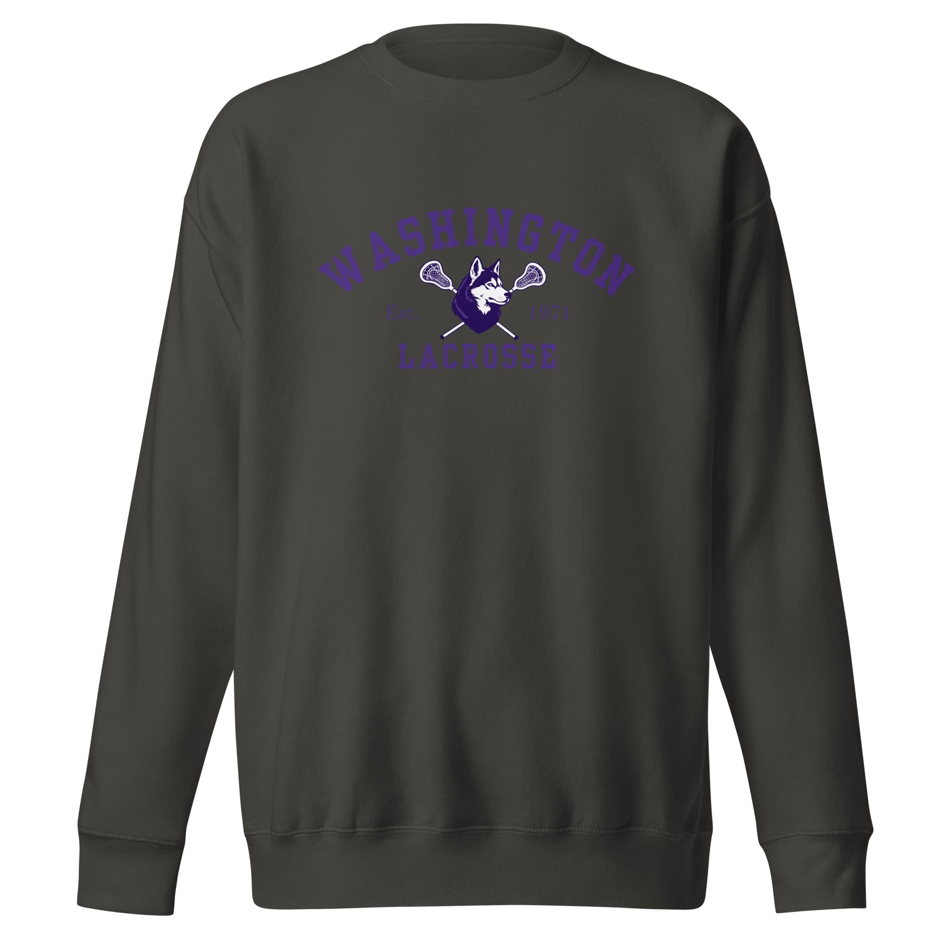 Performance | Crewneck | UW Women's Club Lacrosse | Washington Lacrosse Logo