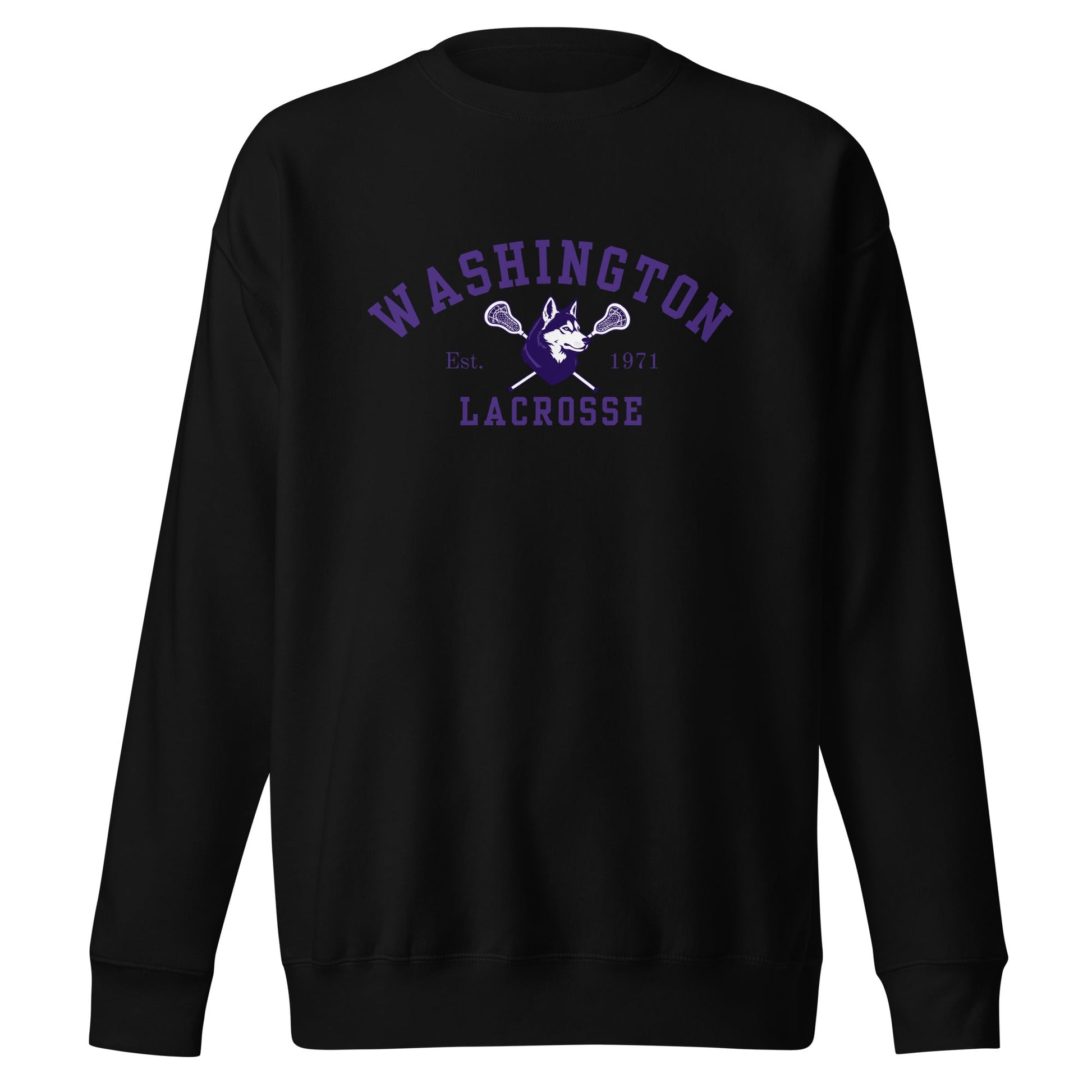 Performance | Crewneck | UW Women's Club Lacrosse | Washington Lacrosse Logo