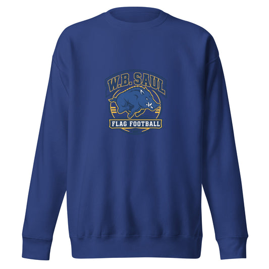 Performance | Crewneck | W.B.Saul Razorbacks | Emblem Logo