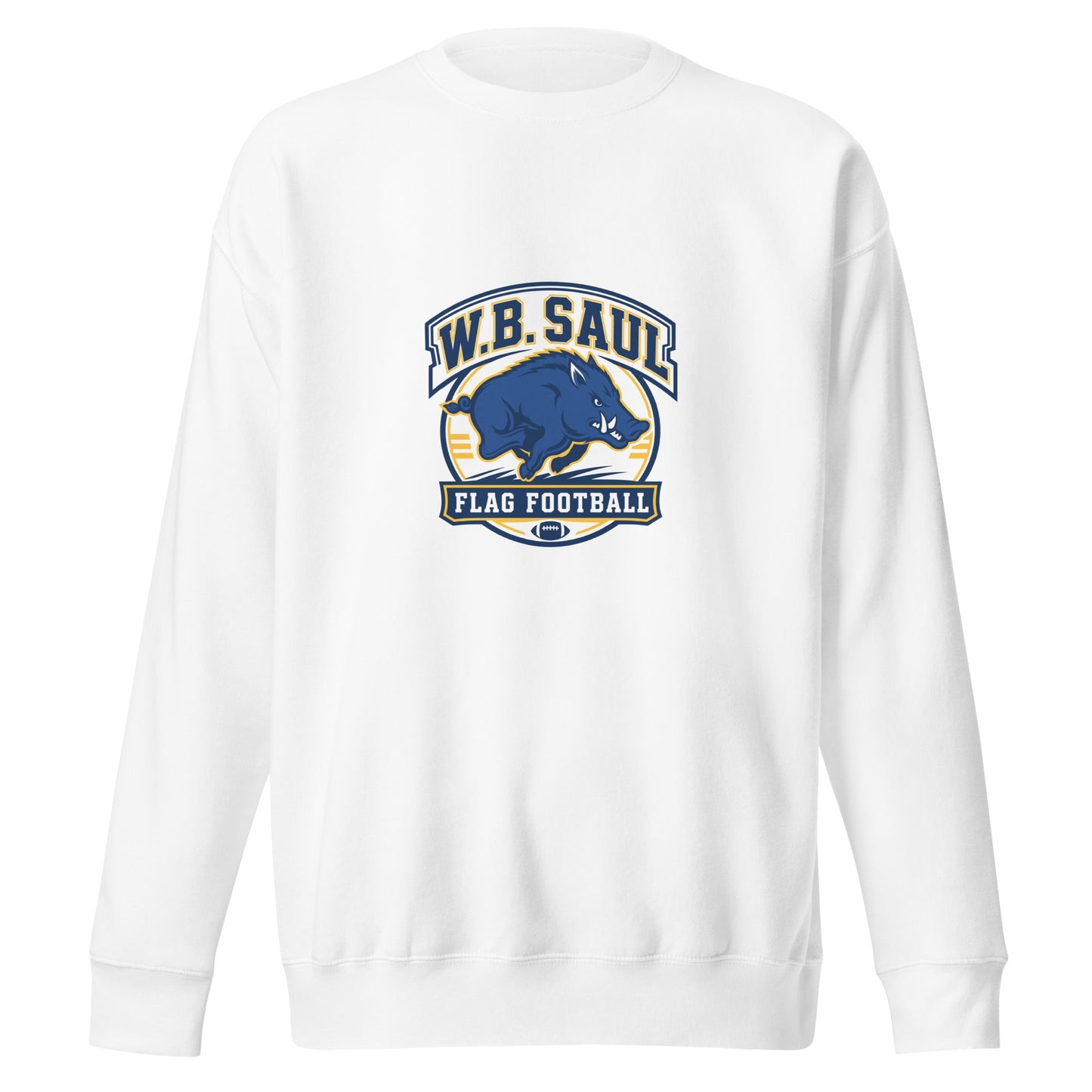 Performance | Crewneck | W.B.Saul Razorbacks | Emblem Logo