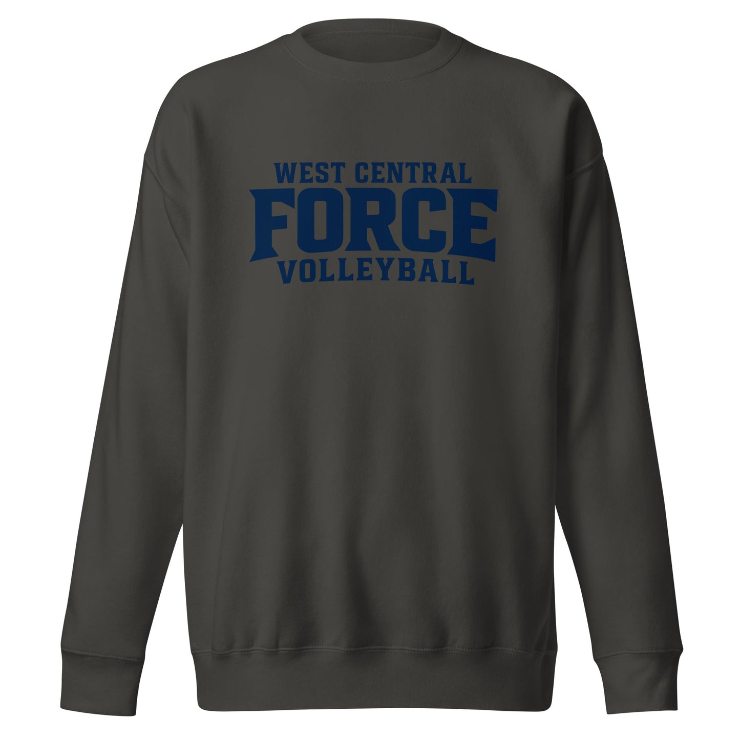 Performance | Crewneck | West Central Force Volleyball | Blue Logo
