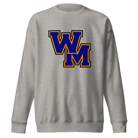 Performance | Crewneck | West Memphis Community Christian College Gators | WM-Mark Logo