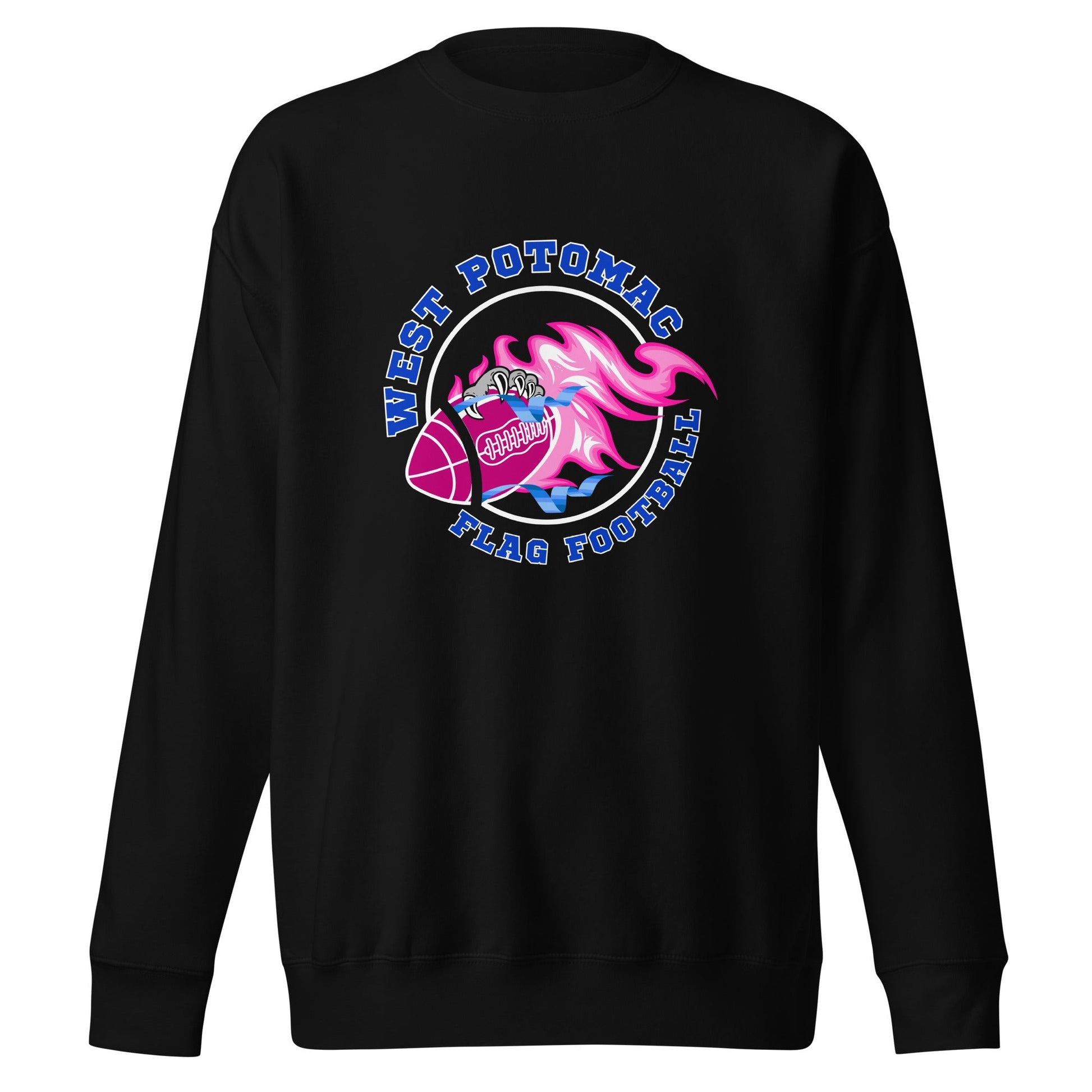 Performance | Crewneck | West Potomac Flag Football | Crest Logo