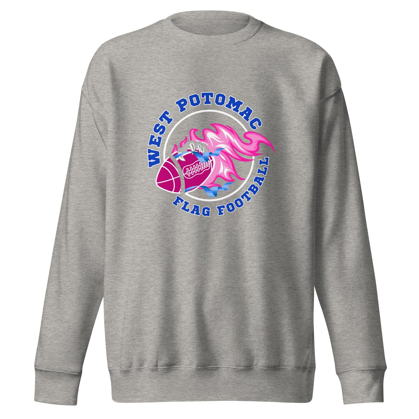 Performance | Crewneck | West Potomac Flag Football | Crest Logo