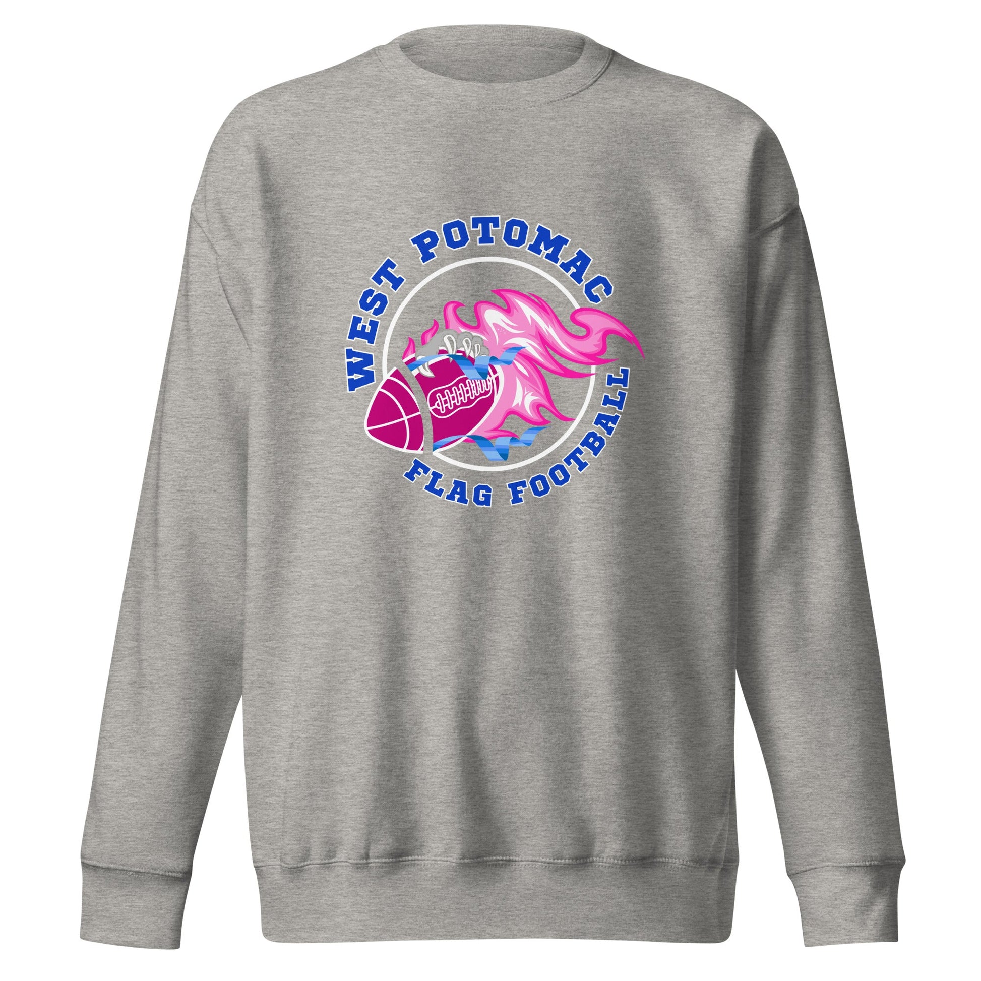 Performance | Crewneck | West Potomac Flag Football | Crest Logo