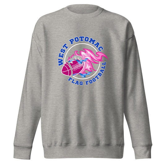 Performance | Crewneck | West Potomac Flag Football | Crest Logo