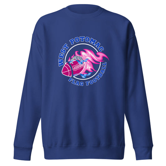 Performance | Crewneck | West Potomac Flag Football | Crest Logo