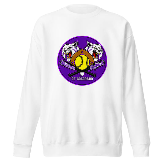 Performance | Crewneck | Wildcats Softball | Badge Logo