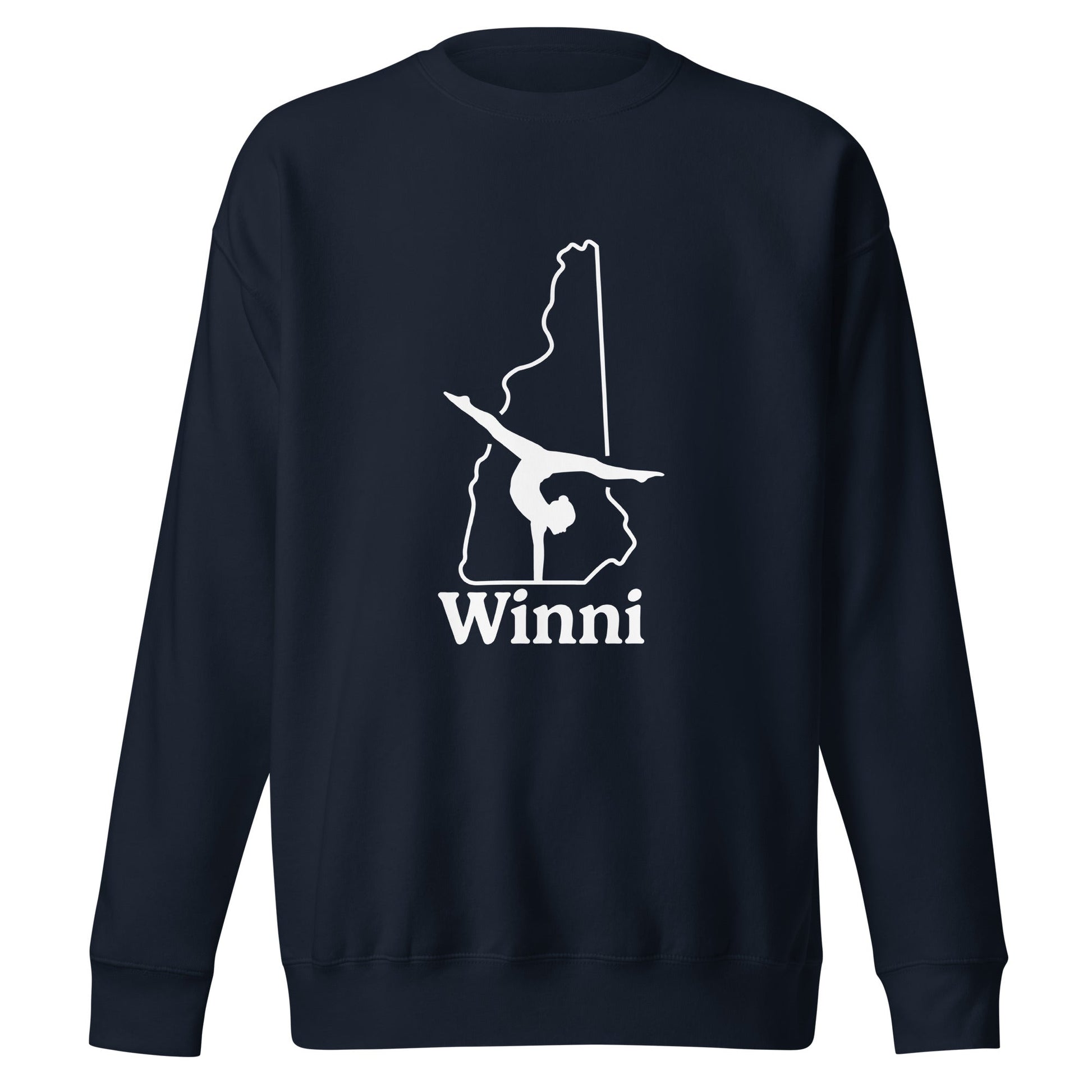 Performance | Crewneck | Winni Gymnastics | NH Logo