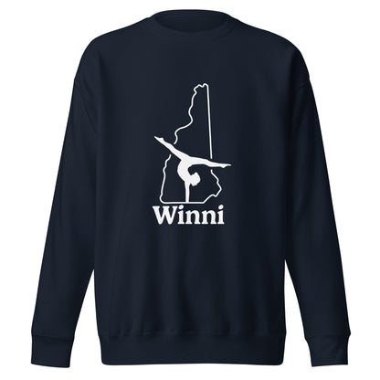 Performance | Crewneck | Winni Gymnastics | NH Logo