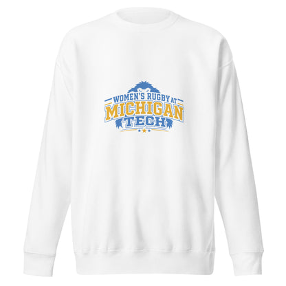 Performance | Crewneck | Women’s Rugby at Michigan Tech | Varsity Crest Logo