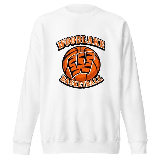 Performance | Crewneck | Woodlake Boys Basketball | Athletics Logo