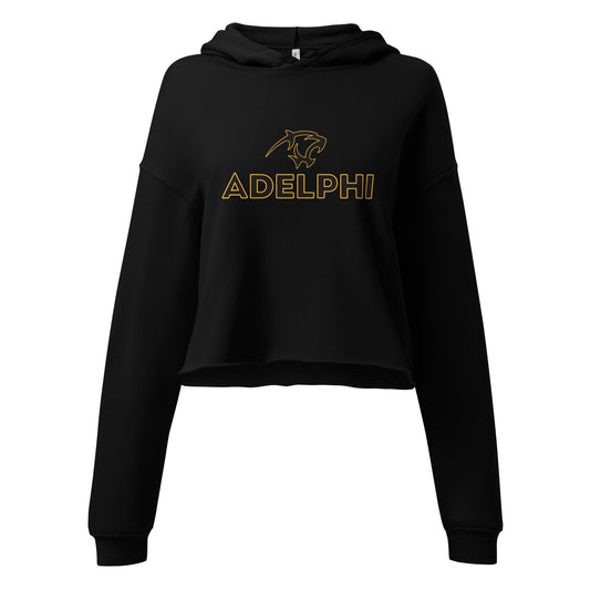 Performance | Cropped Hoodie | Adelphi Womens Soccer | Apex Panther Logo