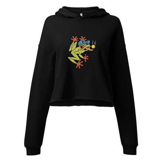 Performance | Cropped Hoodie | Aquasox Softball | Mascot Logo
