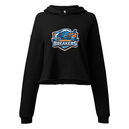 Performance | Cropped Hoodie | Atlantic Coast Breakers Hockey | Mascot Shield Logo