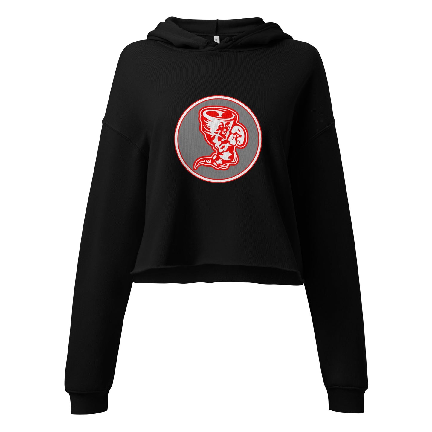 Performance | Cropped Hoodie | Bay High Softball | Badge Logo