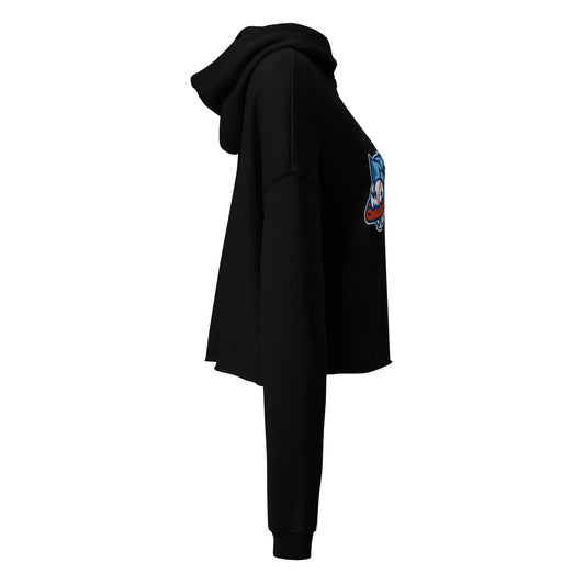 Performance | Cropped Hoodie | Bellport BlueClaws | Mascot Logo