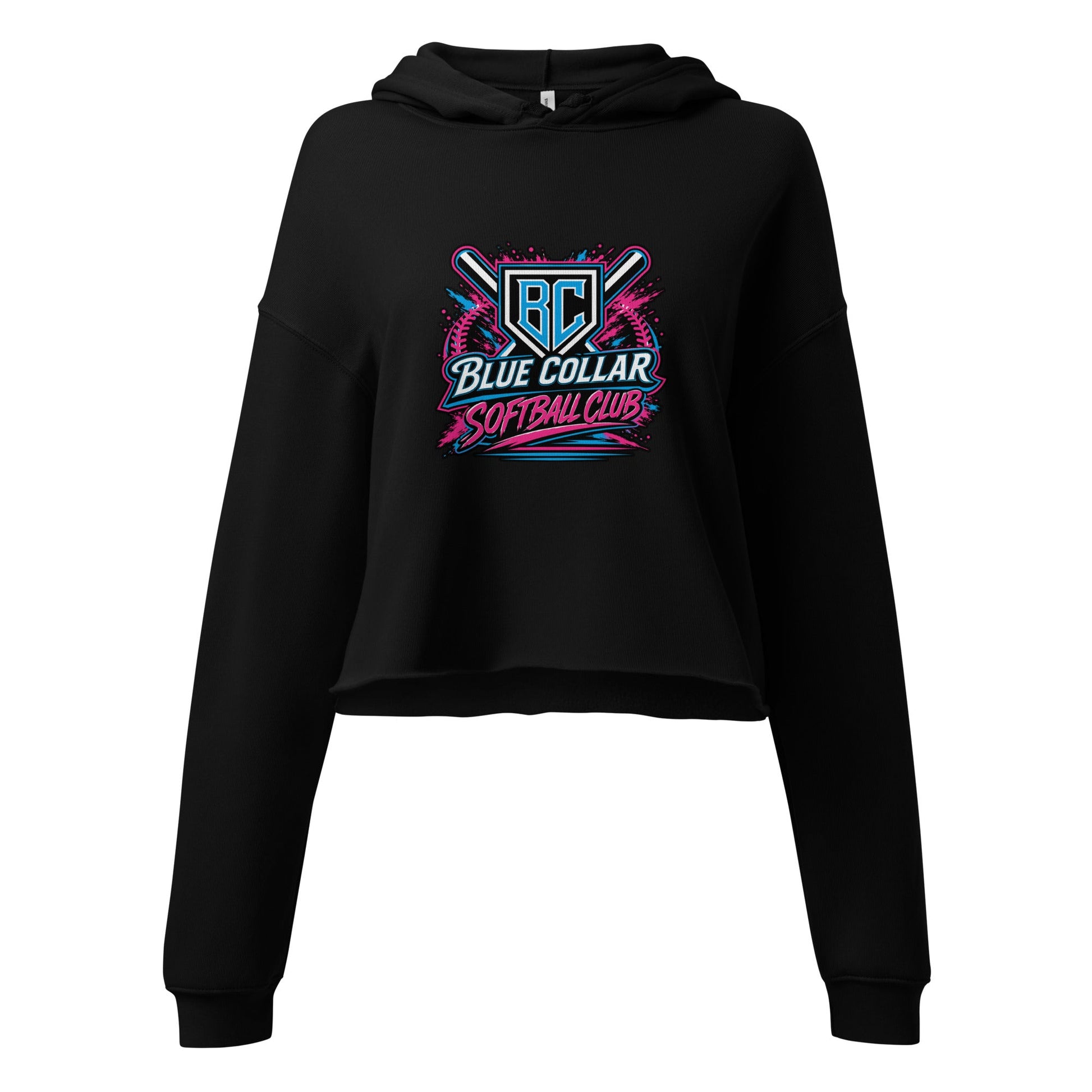 Performance | Cropped Hoodie | Blue Collar Softball 2034 | Athletics Logo