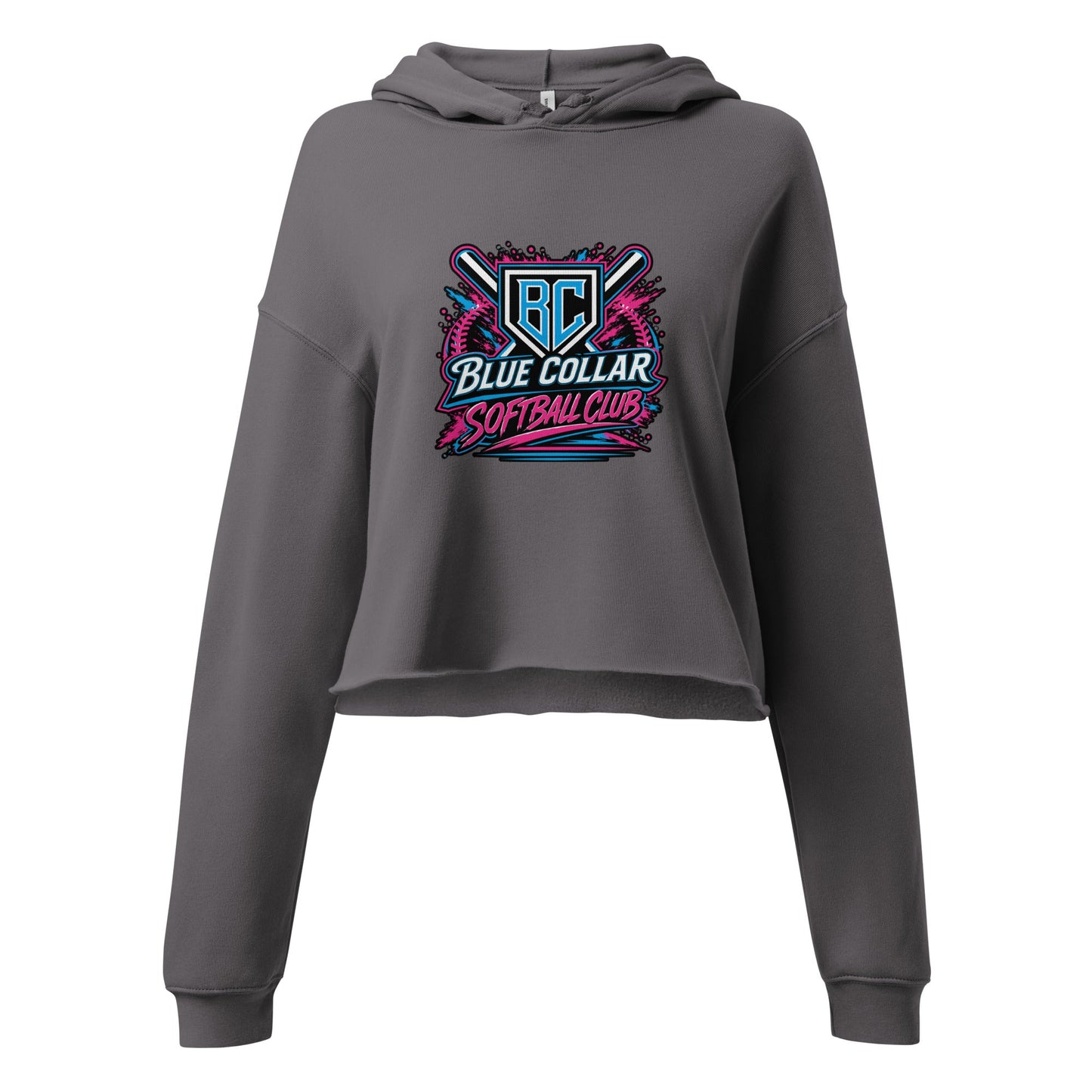 Performance | Cropped Hoodie | Blue Collar Softball 2034 | Athletics Logo