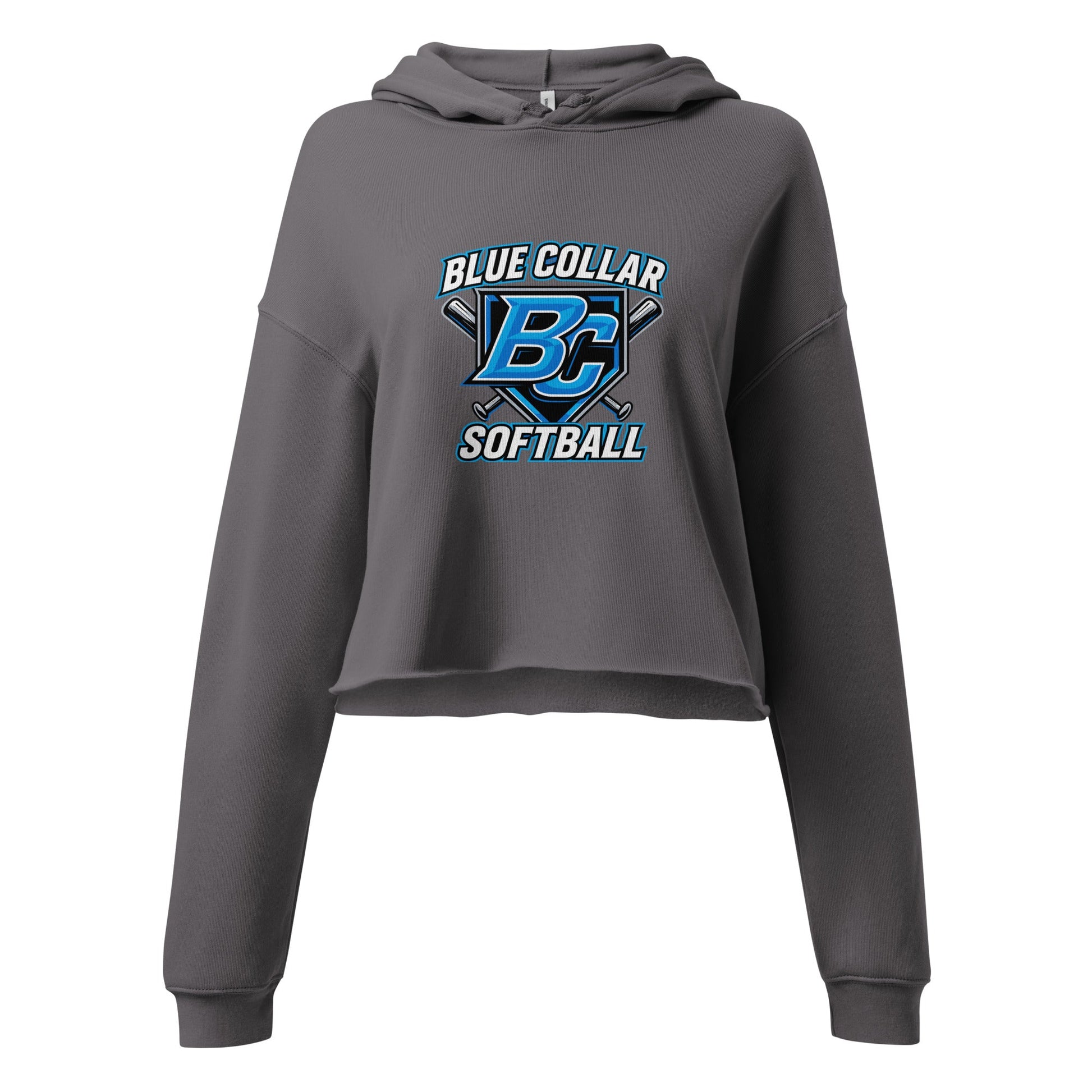 Performance | Cropped Hoodie | Blue Collar Softball 2034 | Shield Logo
