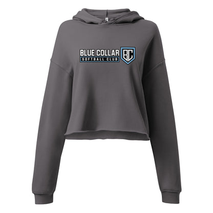 Performance | Cropped Hoodie | Blue Collar Softball 2034 | Vanguard Logo