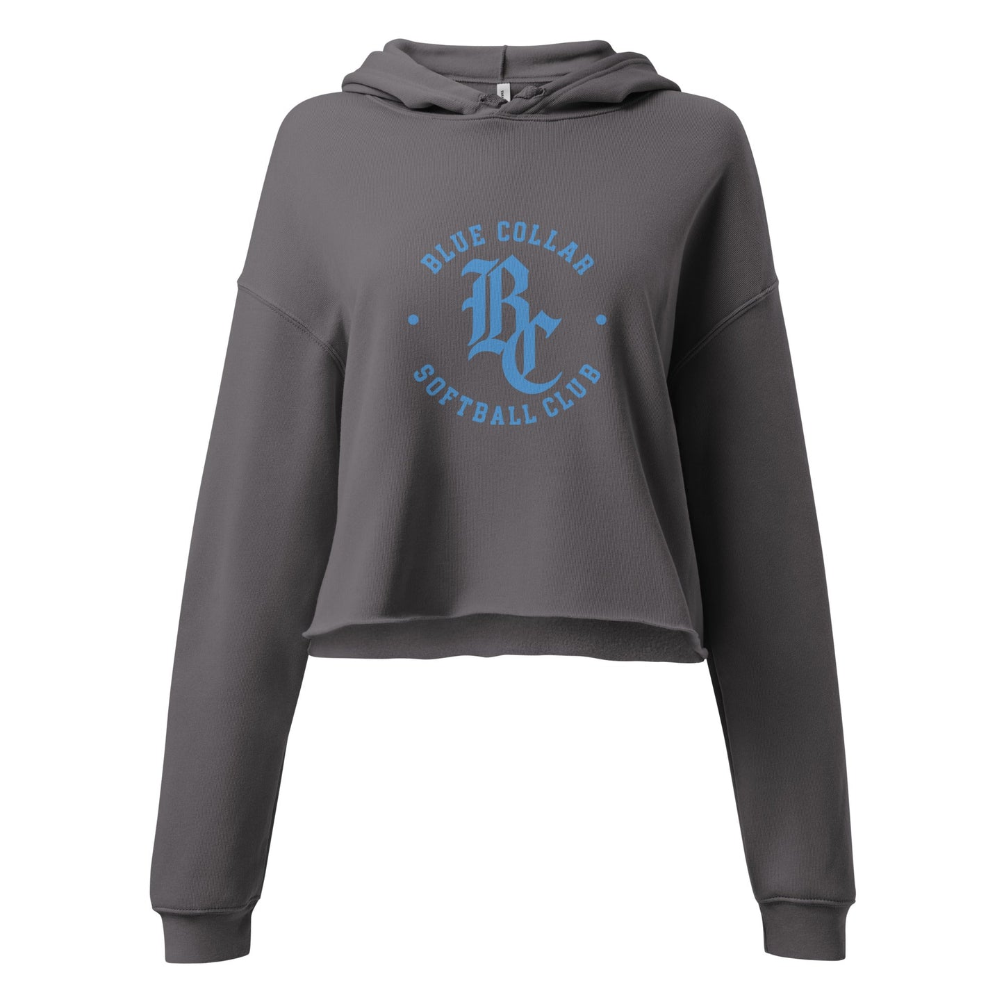 Performance | Cropped Hoodie | Blue Collar Softball 2034 | Varsity Logo