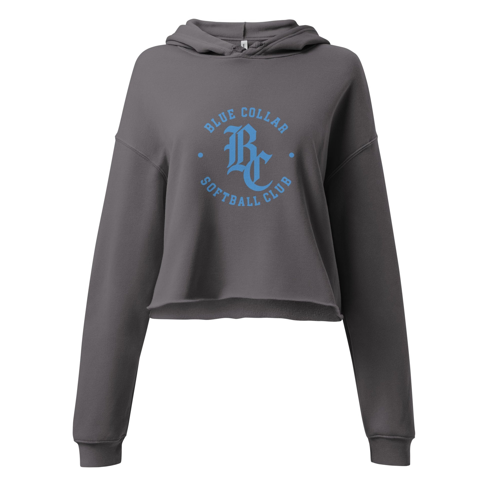 Performance | Cropped Hoodie | Blue Collar Softball 2034 | Varsity Logo