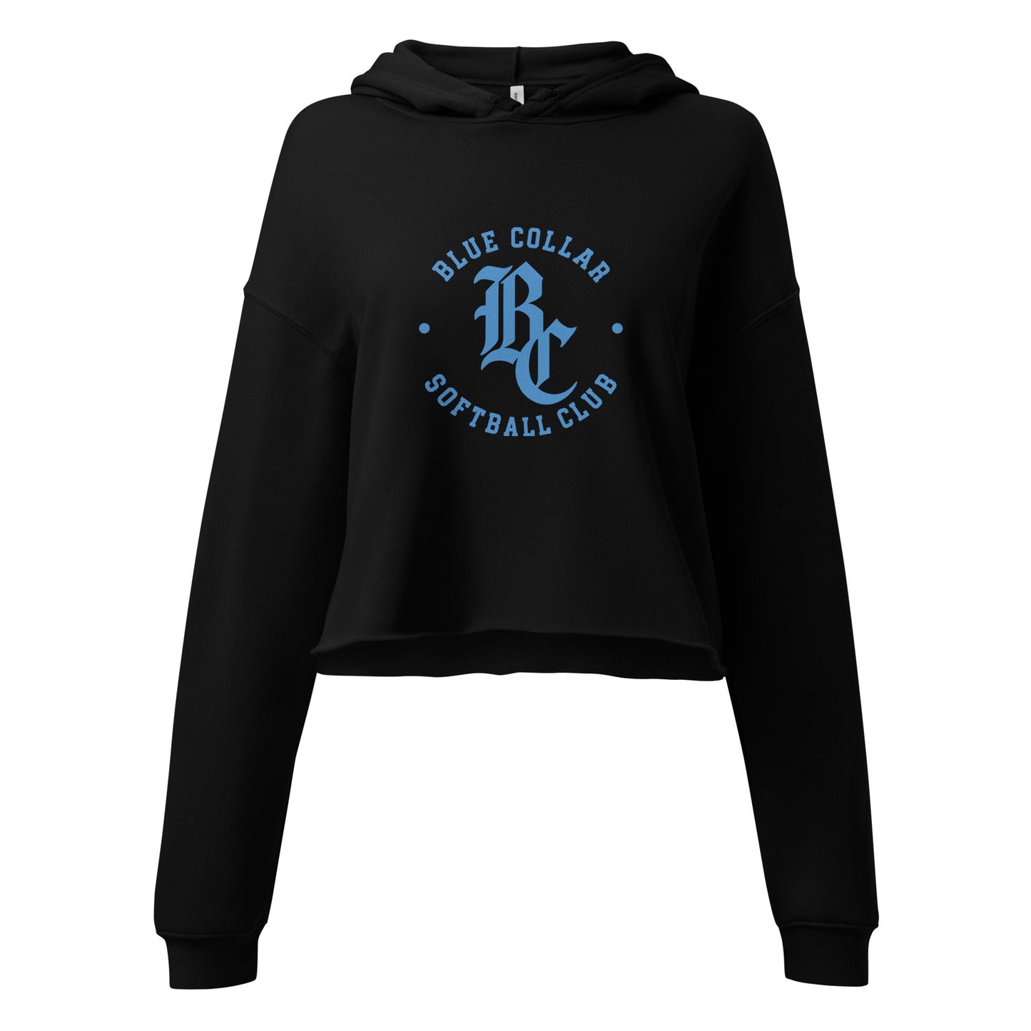 Performance | Cropped Hoodie | Blue Collar Softball 2034 | Varsity Logo