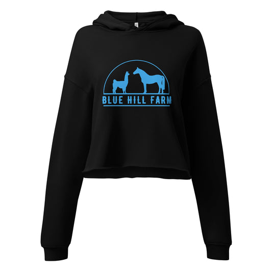 Performance | Cropped Hoodie | Blue Hill Farm | Emblem Logo
