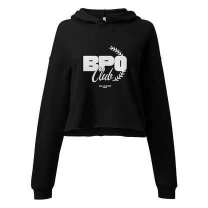 Performance | Cropped Hoodie | BPO Club | White Logo