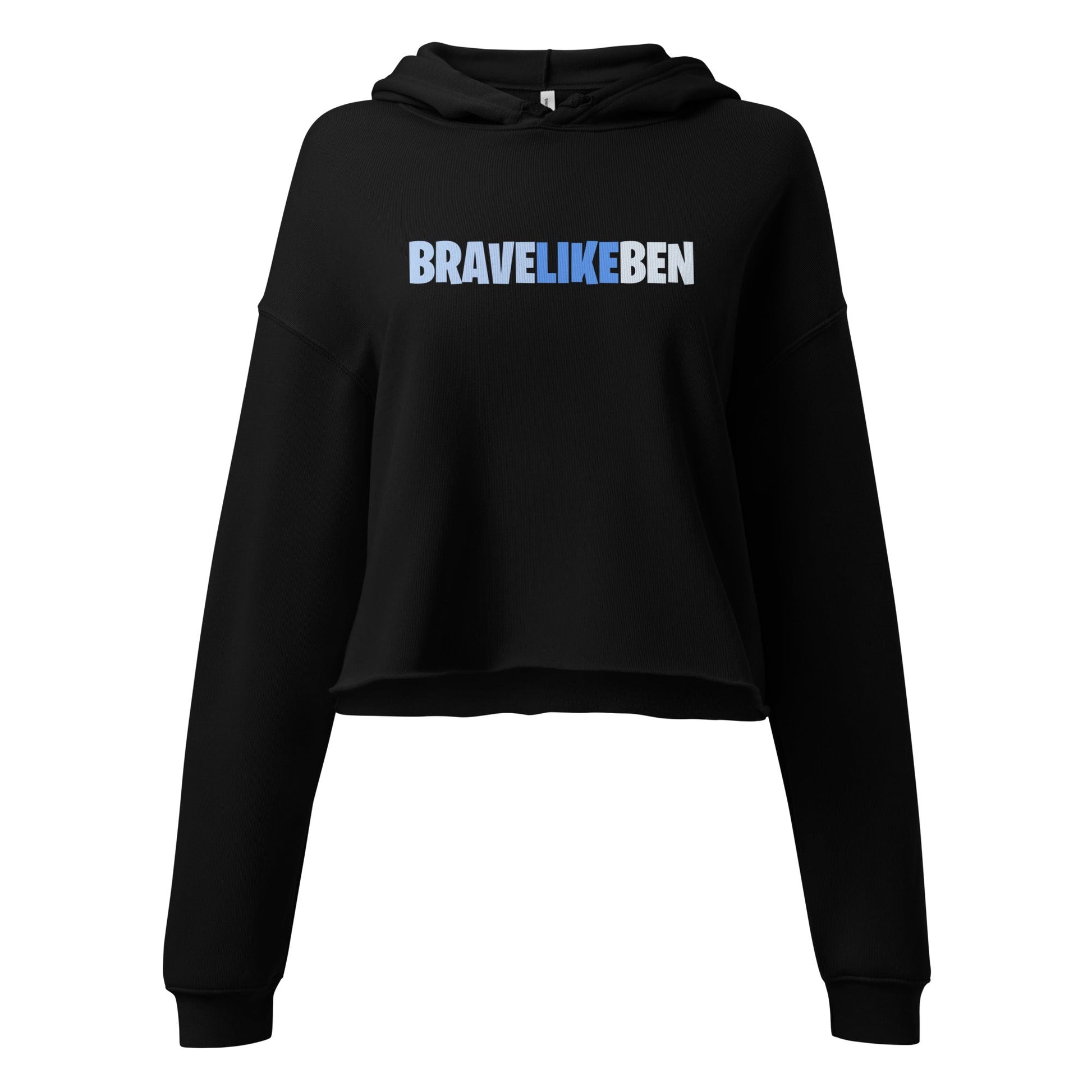 Performance | Cropped Hoodie | Brave Like Ben | Script Logo