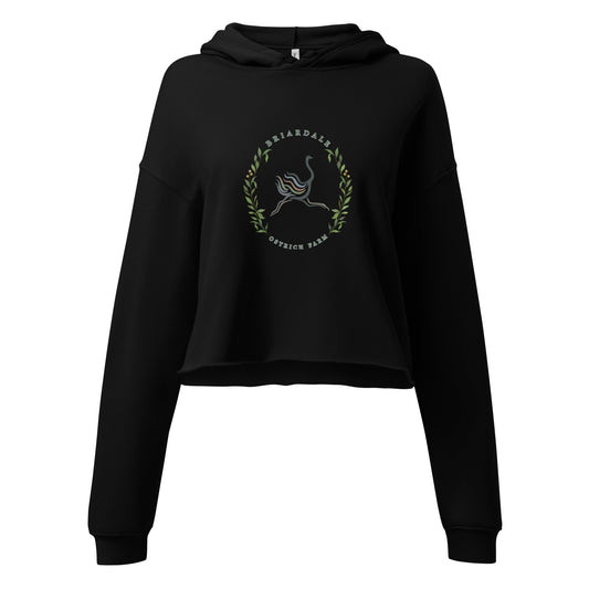 Performance | Cropped Hoodie | Briardale Ostrich Farm | Crest Logo