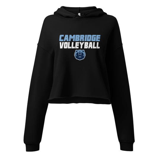Performance | Cropped Hoodie | Cambridge Volleyball | Modern Logo