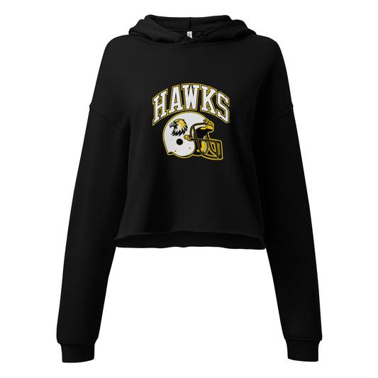 Performance | Cropped Hoodie | Cardinal Ohara Hawks | Football Helmet Logo