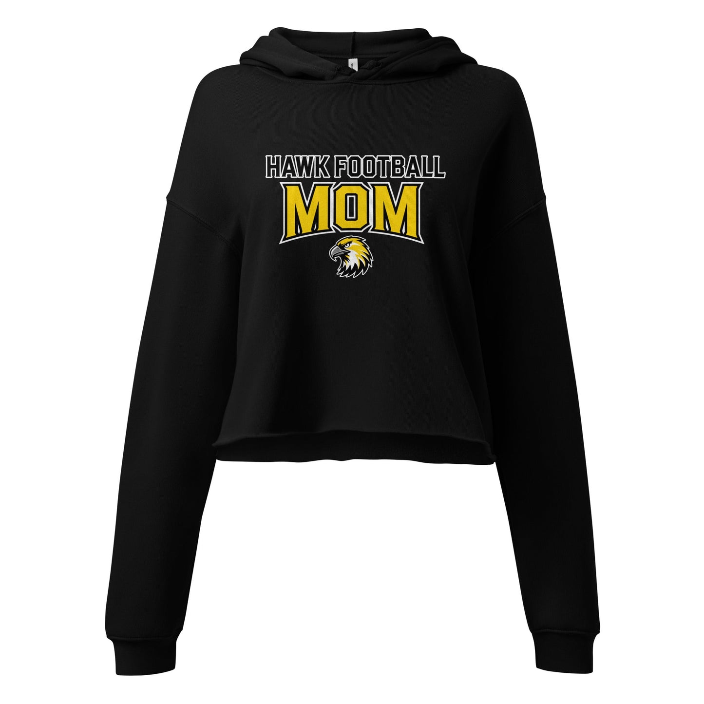 Performance | Cropped Hoodie | Cardinal Ohara Hawks | Football Mom Logo